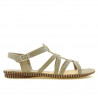 Damen Sandalen 595 Sandfarbe