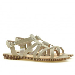 Damen Sandalen 595 Sandfarbe