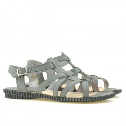 Damensandalen 595 grau