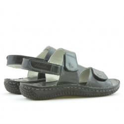 Damensandalen 518 Schwarz