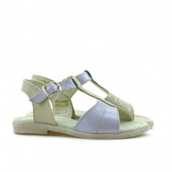 Kleinkinder Sandalen 40c Lack lila+beige