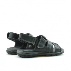 Kleinkind-Sandalen 41c schwarz+grau
