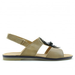 Damen Sandalen 5009 braun+indigo
