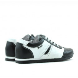 Kinderschuhe 136 schwarz+weiß
