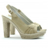 Damen Sandalen 597 Sand Velours