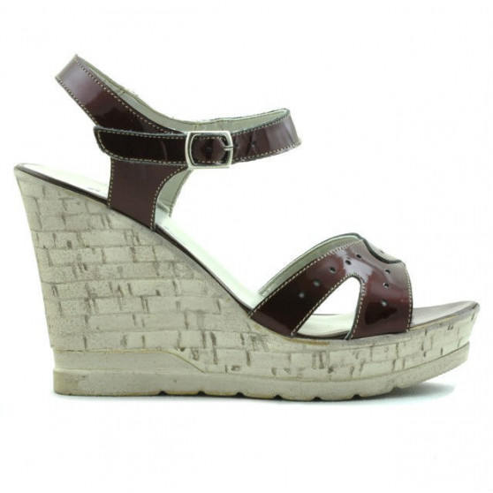 Damensandalen 5021 Lack Bordeaux Damensandalen 5021 Lack Bordeaux
