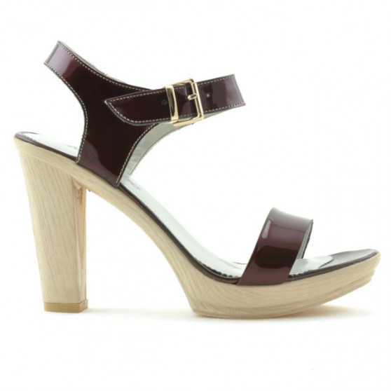 Damen Sandalen 5022 Lack Bordeaux Damen Sandalen 5022 Lack Bordeaux