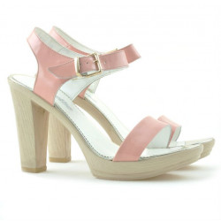 Damen Sandalen 5022 Lack Rosa