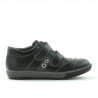 Kinderschuhe 134 schwarz+grau