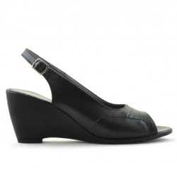 Damensandalen 599 schwarz