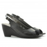 Damensandalen 599 schwarz