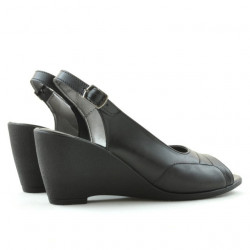 Damensandalen 599 schwarz