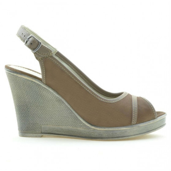 Damensandalen 5000 Capuccino Velours Damensandalen 5000 Capuccino Velours