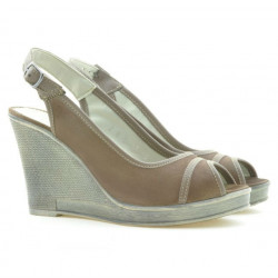 Damensandalen 5000 Capuccino Velours