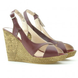 Damensandalen 5015 bordeaux
