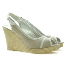 Damen Sandalen 5000 Sand Velours