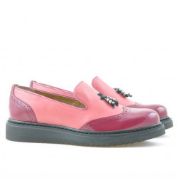 Damen Freizeitschuhe 659 lack fuchsia kombiniert
