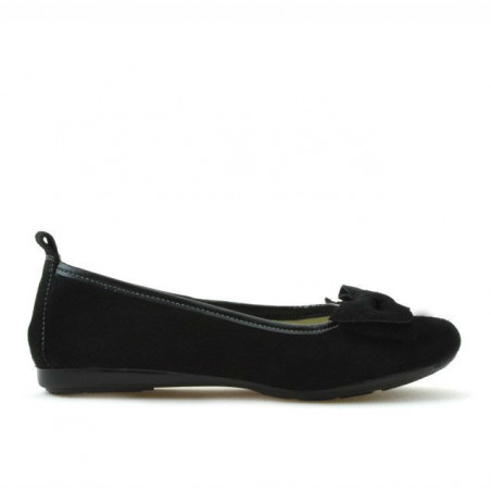 Kinderschuhe 141 schwarz Velours