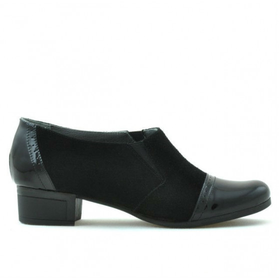 Damen Freizeitschuhe 651 schwarzer Lack kombiniert Damen Freizeitschuhe 651 schwarzer Lack kombiniert