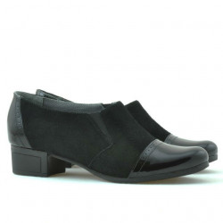 Damen Freizeitschuhe 651 schwarzer Lack kombiniert