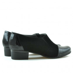 Damen Freizeitschuhe 651 schwarzer Lack kombiniert