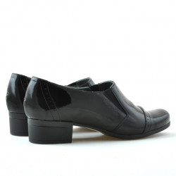 Damen-Sneaker 651 Lack Schwarz