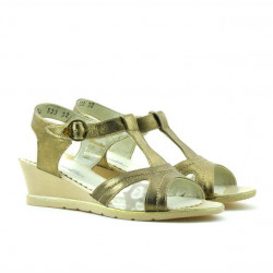 Kindersandalen 533 Gold kombiniert