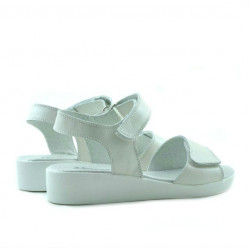 Kindersandalen 532 Perlmuttweiß