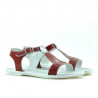 Kindersandalen 534 rotes Lackleder
