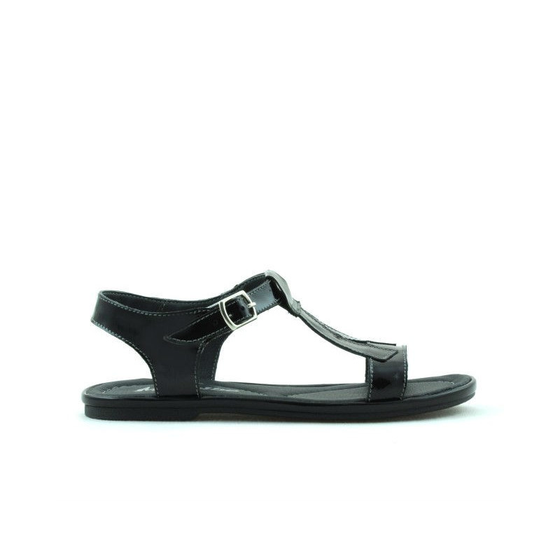 Kindersandalen 534 Lack Schwarz