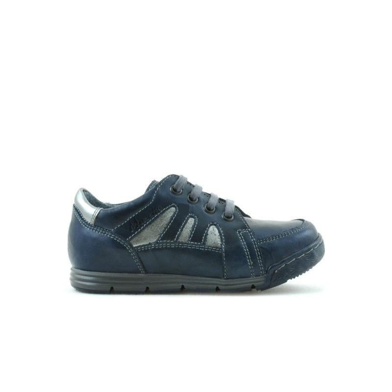 Kleinkinderschuhe 04c indigo+grau