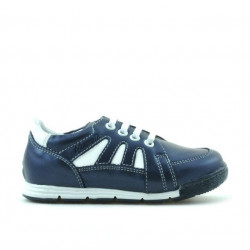Kleinkinderschuhe 04c indigo+weiß