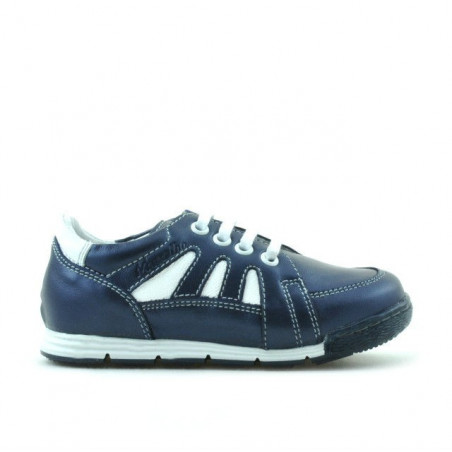 Kleinkinderschuhe 04c indigo+weiß