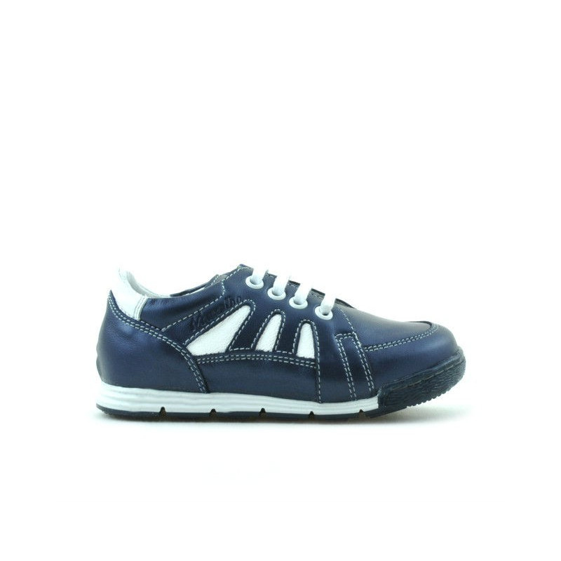 Kleinkinderschuhe 04c indigo+weiß