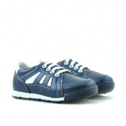 Kleinkinderschuhe 04c indigo+weiß