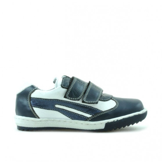 Kleinkinderschuhe 16c indigo+weiß