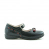 Kleine Kinderschuhe 12c schwarz+bordeaux