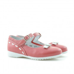 Kleinkinderschuhe 12c korallenrot+weiß