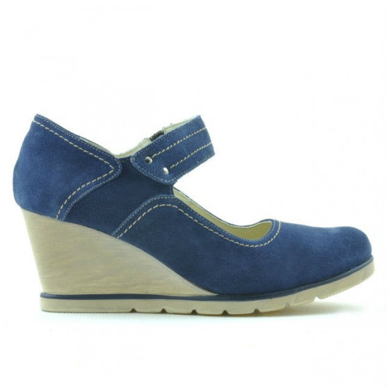 Damen Casual-Schuhe 199 Indigo Veloursleder Damen Casual-Schuhe 199 Indigo Veloursleder