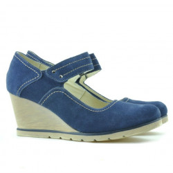 Damen Casual-Schuhe 199 Indigo Veloursleder
