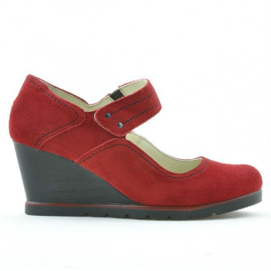 Damen Freizeitschuhe 199 rot Velours Damen Freizeitschuhe 199 rot Velours