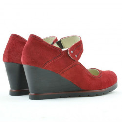 Damen Freizeitschuhe 199 rot Velours