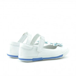 Kleinkinderschuhe 06c weiß+blau