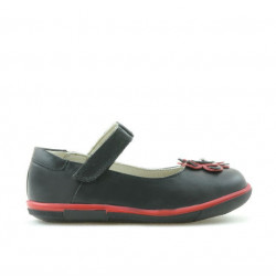 Kleinkinderschuhe 06c schwarz + rot