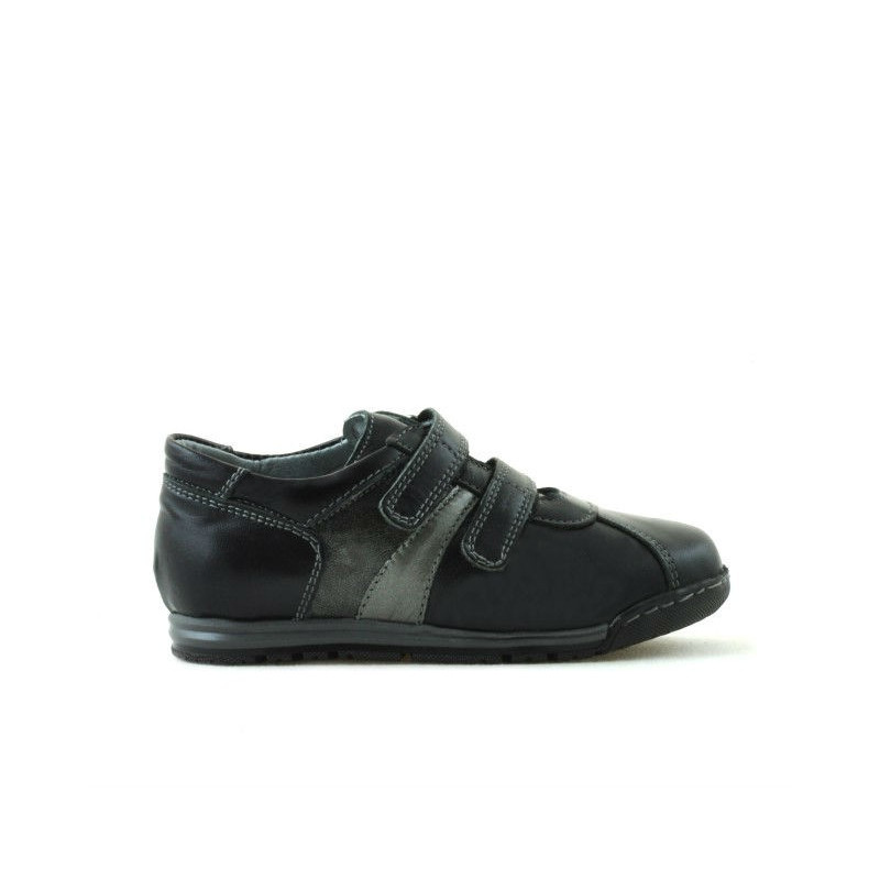 Kleinkinderschuhe 02c schwarz + grau