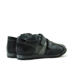 Kleinkinderschuhe 02c schwarz + grau