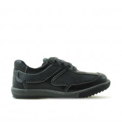 Kinderschuhe 15c schwarz+grau