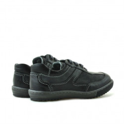 Kinderschuhe 15c schwarz+grau