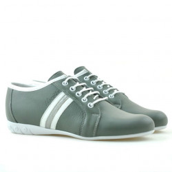 Damensportschuhe 187 grau+weiß