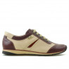 Damen Sportschuhe 196 bordeaux+beige
